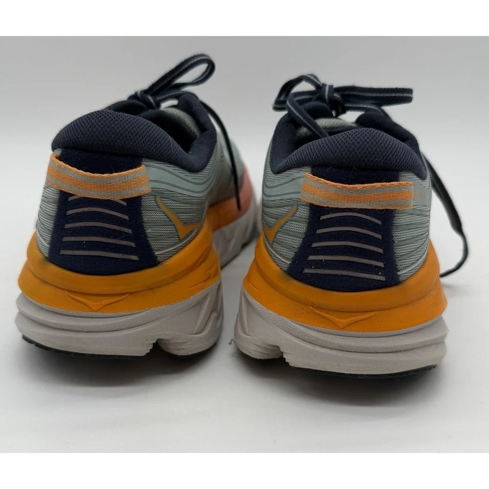 Hoka Shoes Men's Sz 8 Gray Bondi 7 Running‎ Hoka One One Athletic Sneakers
